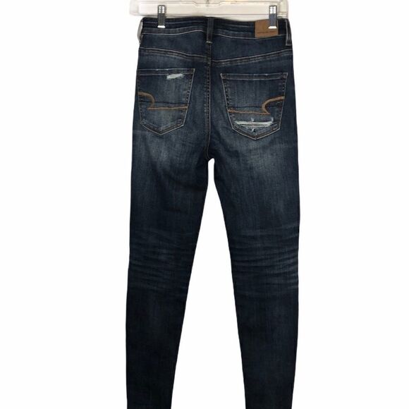 American Eagle Distressed Highest Rise Jeans. Sz 0 - Picture 6 of 12